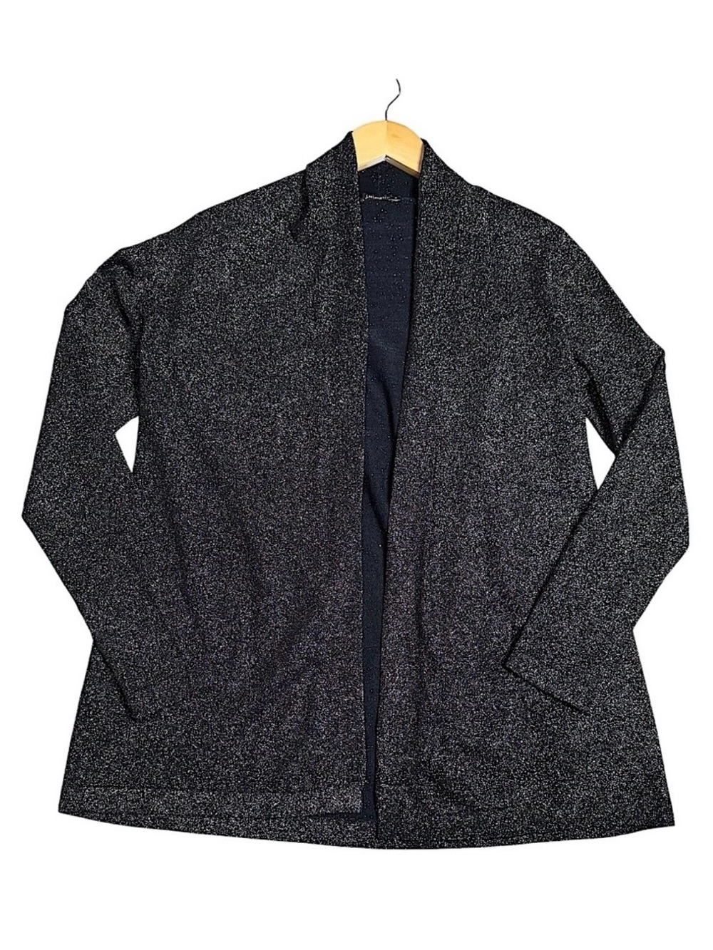 J. McLaughlin Halsey Metallic Open Front Cardigan size S
